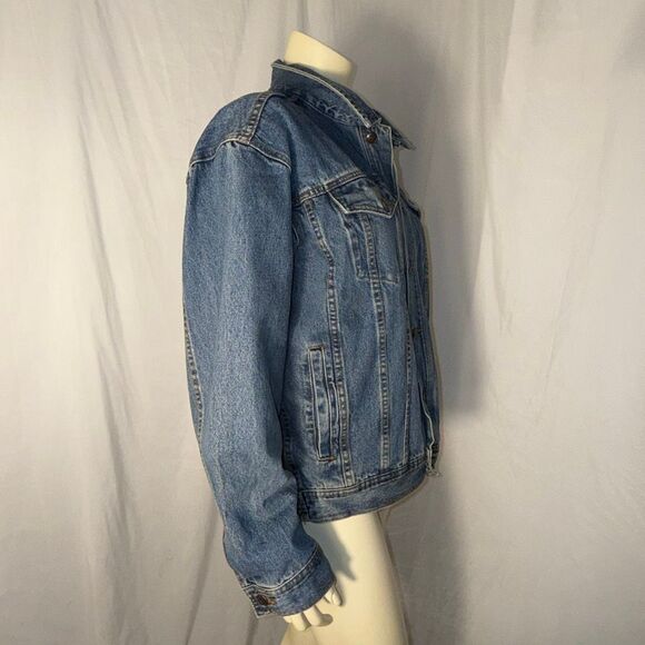 Vintage 1980s–90s Denim Gear Jean Jacket Made in Hong Kong — Size Large — Classi - Picture 6 of 11